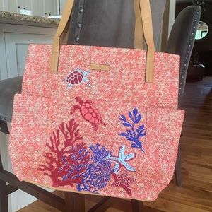 Vera Bradley Beach bad w/ wallet